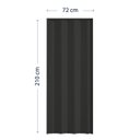 Ver imagem 5 de Porta Sanfonada de PVC 210cm x 72cm Plastporta Bcf Preto
