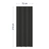 Porta Sanfonada de PVC 210x72cm Plastporta BCF - 5