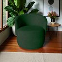 Ver mais imagens de Poltrona Decorativa Beatriz Orgânica Suede Verde