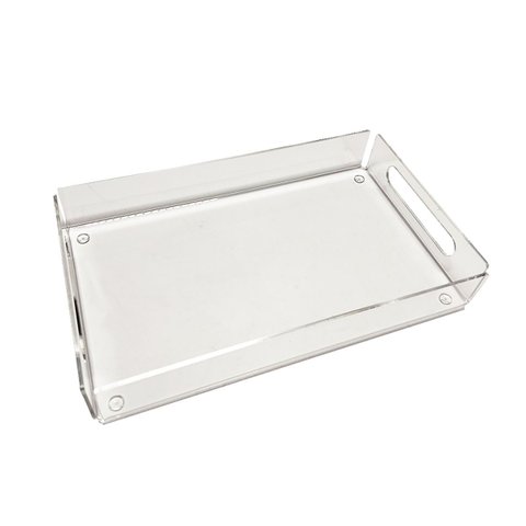 Bandeja Acrílica Transparente Space Decor 16x23x3 2mm