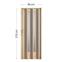 Ver imagem 5 de Porta Sanfonada de PVC Translucida 210cm x 84cm Plastporta BCF