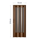 Ver imagem 3 de Porta Sanfonada de PVC 210cm x 72cm Plastporta BCF