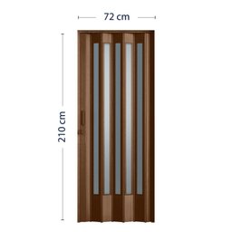 Porta Sanfonada de PVC 210x72cm Plastporta BCF - 3