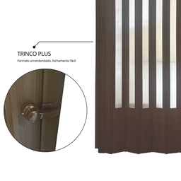 Porta Sanfonada de PVC Translucida 210cm x 84cm Plastporta BCF - 13 Porta Sanfonada de PVC Translucida 210cm x 84cm Plastporta BCF - 13