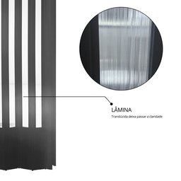 Porta Sanfonada de PVC 210x72cm Plastporta BCF - 8