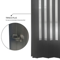 Porta Sanfonada de PVC 210x72cm Plastporta BCF - 13