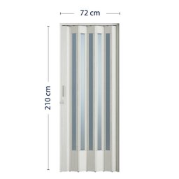 Porta Sanfonada de PVC 210x72cm Plastporta BCF - 3