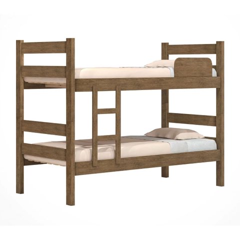 Beliche de Solteiro 100% Mdf com Escada e Estrado Reforçado - Prisma Plus - J&amp;a Móveis Cama Beli