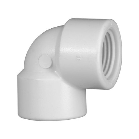 Joelho Roscavel Pvc Branca 1x90 Rr Krona Pct 0258