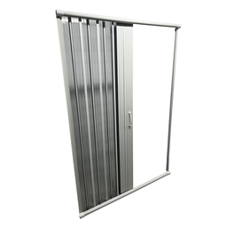 Box Para Banheiro de PVC 185x100cm Sanfonado Frontal BCF - 5