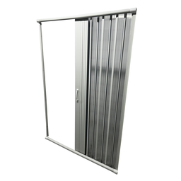 Box Para Banheiro de PVC 185x100cm Sanfonado Frontal BCF - 4