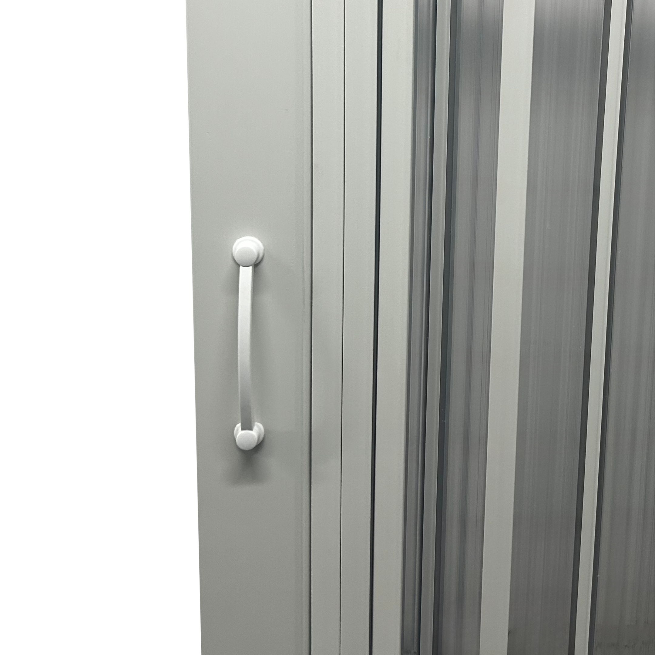 Box Para Banheiro de PVC 185x100cm Sanfonado Frontal BCF - 11