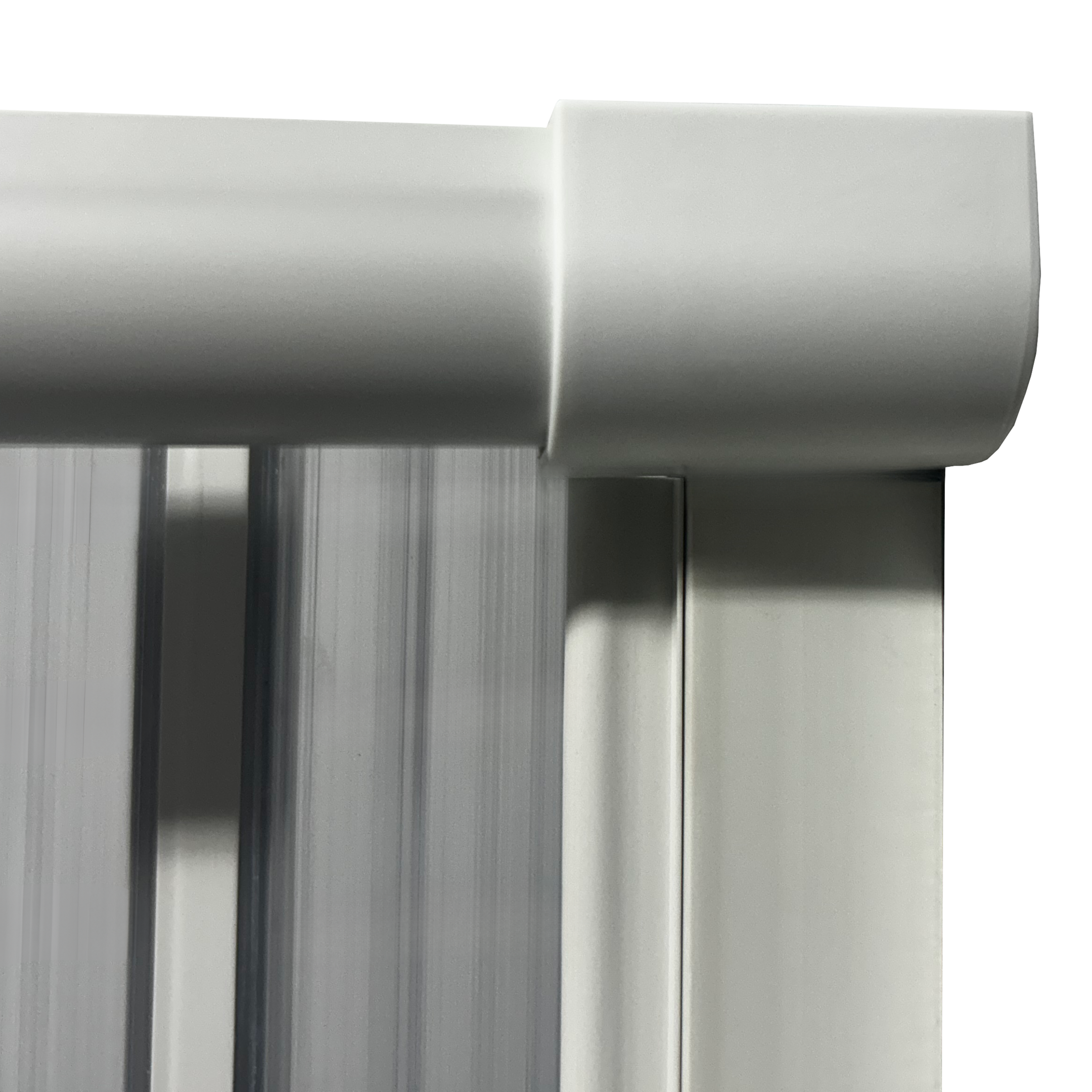 Box Para Banheiro de PVC 185x100cm Sanfonado Frontal BCF - 15
