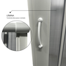 Box Para Banheiro de PVC  130x185cm Sanfonado Frontal BCF  - 16