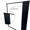 Ver imagem 7 de Box para Banheiro Sanfonado 185x130cm PVC Preto