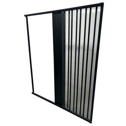Box Para Banheiro de PVC 185x130cm Sanfonado Frontal BCF - 4