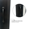Box Para Banheiro de PVC 185x130cm Sanfonado Frontal BCF - 14