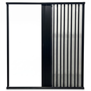 Ver imagem 4 de Box para Banheiro Sanfonado 185x130cm PVC Preto