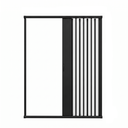 Ver imagem 4 de Box para Banheiro Sanfonado 185x130cm PVC Preto