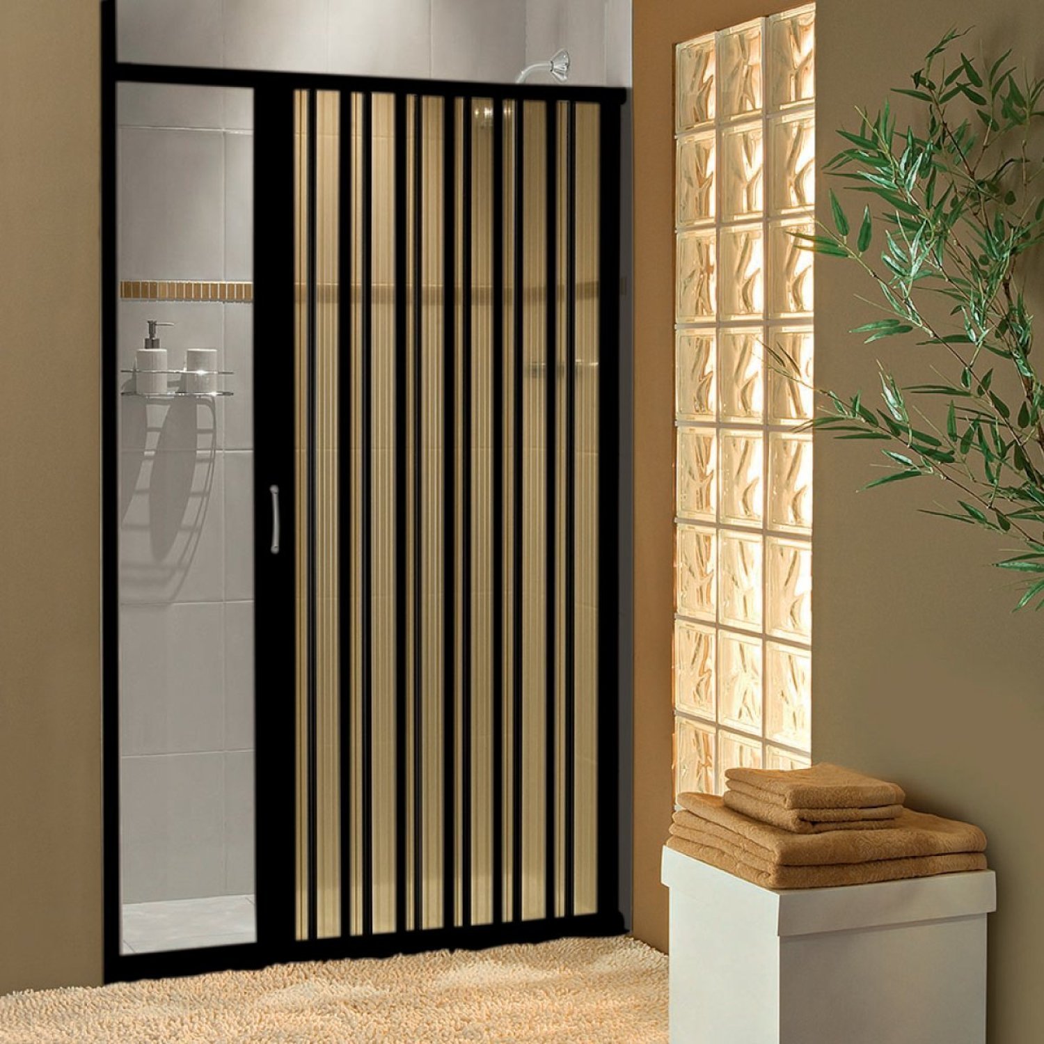 Box Sanfonado Chuveiro Pvc 1,60x1,85m Bcf