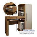 Ver imagem 7 de Mesa Escrivaninha Home 1 Gaveta 130cm com Nicho