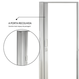 Porta Sanfonada de PVC 210x72cm Pronta BCF - 9