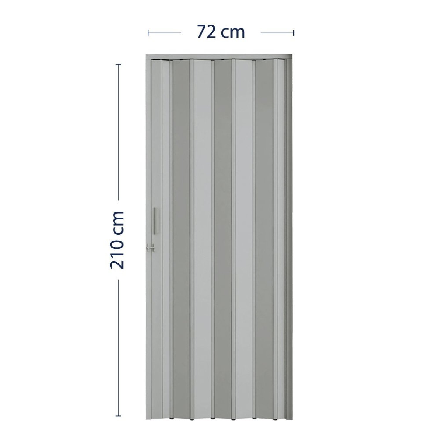 Porta Sanfonada de PVC 210x72cm Pronta BCF - 4