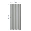 Ver imagem 4 de Porta Sanfonada de PVC 210cm x 72cm Pronta BCF