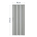 Ver imagem 4 de Porta Sanfonada de PVC 210cm x 96cm Pronta Bcf Cinza