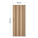 Ver imagem 4 de Porta Sanfonada de PVC 210cm x 96cm Pronta Bcf Bege