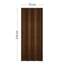 Ver imagem 4 de Porta Sanfonada de PVC 210cm x 72cm Pronta Bcf Marrom/Imbuia