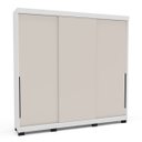 Ver imagem 4 de Guarda Roupa Solteiro 3 Portas Correr 220cm Madrid Politorno Móveis
