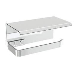 Porta Papel Higiênico Inox e Cromado De Parede Banheiro MAX - 6