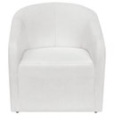 Ver imagem 7 de Kit Sofá Curvo França 140cm Ld. e Poltrona Luiza Max Conforto, Elegância e Design Moderno Bouclé