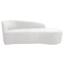 Ver imagem 3 de Kit Sofá Curvo França 140cm Ld. e Poltrona Luiza Max Conforto, Elegância e Design Moderno Bouclé