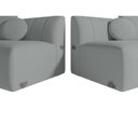 Ver imagem 6 de Sofá Curvo 4 Lugares 240cm Lua Yescasa