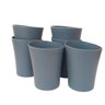 Kit 06 Copos Plastico Duro Resistente Bebidas 300ml Azul - 1