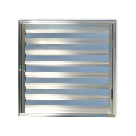 Portinha para Abrigo D'Agua/Gas 80 x 80 Plus 1F c/Ventil.Anod.Brilhante Brimak