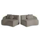 Ver imagem 5 de Sofá Curvo 4 Lugares 240cm Lua Yescasa