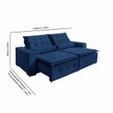 Ver imagem 2 de Sofá Spazzio 3 Lugares 1,80cm Retrátil e Reclinável - de Casa Décor e Estofados.