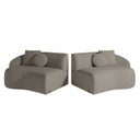 Ver imagem 5 de Sofá Curvo 4 Lugares 280cm Lua Yescasa