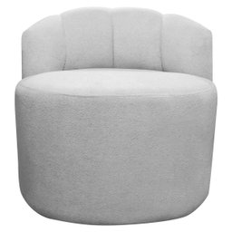 Conjunto para Sala Sofá Namoradeira e Poltrona Plaza Conceito Orgânico Bouclê Cinza Sofa Store - 6