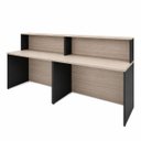 Ver imagem 3 de Conjunto 2 Balcões de Atendimento e Recepção Comercial 140x60cm para Loja, Comércio e Escritório