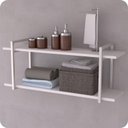 Ver imagem 1 de Prateleira Estilo Industrial Banheiro Parede Gnd Bb 80cm