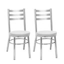 Ver imagem 1 de Kit 2 Cadeiras Cromadas Cc80 Debrum Treparoni