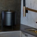 Ver imagem 2 de Kit 3 Lixeiras Cesto de Lixo de Banheiro Cozinha Level Preto