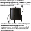 Ver imagem 6 de Kit 3 Lixeiras Cesto de Lixo de Banheiro Cozinha Level Preto