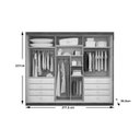 Ver imagem 2 de Guarda Roupa Casal 6 Portas e 8 Gavetas Robust Plus Branco - Novo Horizonte