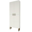Ver imagem 1 de Armário de Cozinha Torre Modulado 4 Portas Branco - Rosafor