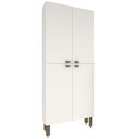 Ver imagem 2 de Armário de Cozinha Torre Modulado 4 Portas Branco - Rosafor